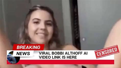 Bobbi Althoff Leaks Shocking Details Revealed Bobbi Althoff Leaks Shocking Details Revealed