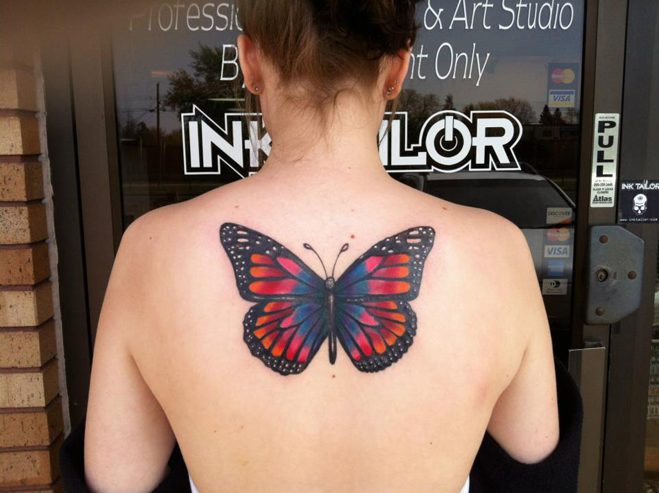 Butterfly Back Tattoo