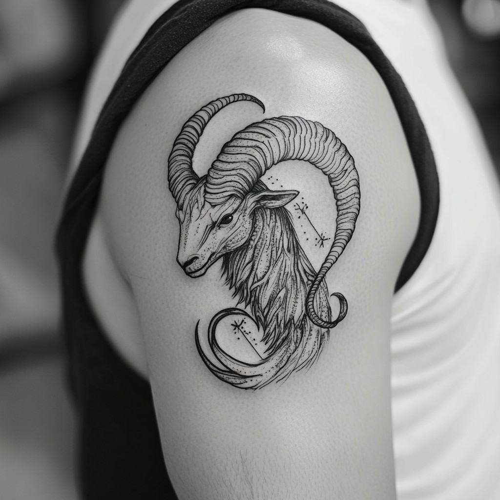 Capricorn Tattoo Designs