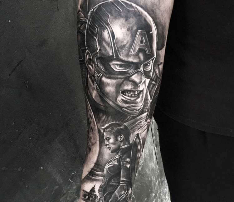 Captain America Tattoo