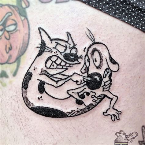 Cat Dog Inked Catdog Tattoo Cartoon Inspired 2Become1tattoo