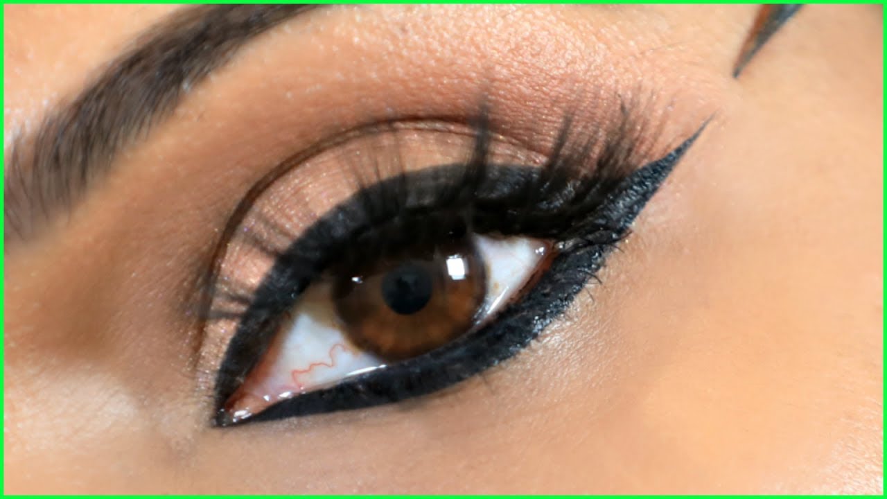 Cat Eye Eye Makeup Kajal Eyeliner White Eyeshadow