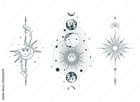 Celestial Sun Tattoo Design Celestial Sun Tattoo Design