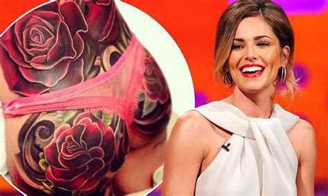 Cheryl Cole Tattoo On Her Leg