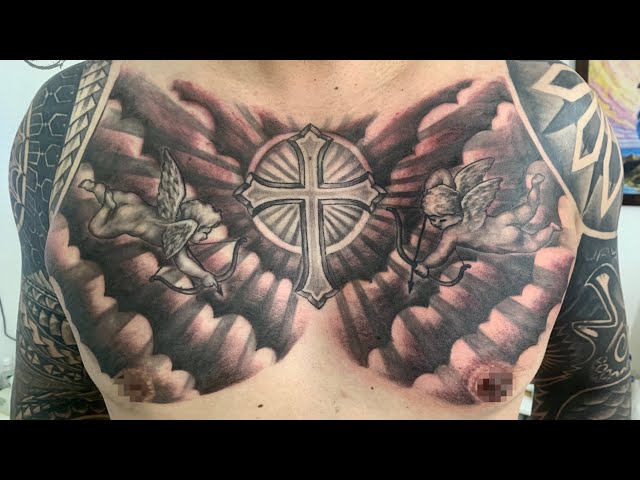 Chest Tattoos Clouds Drawings