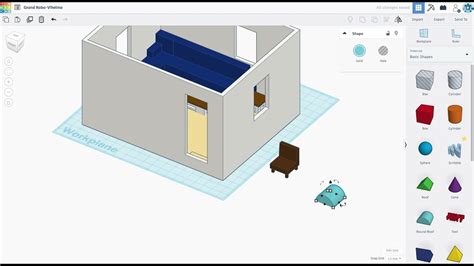 Complete House Tinkercad Complete House Tinkercad