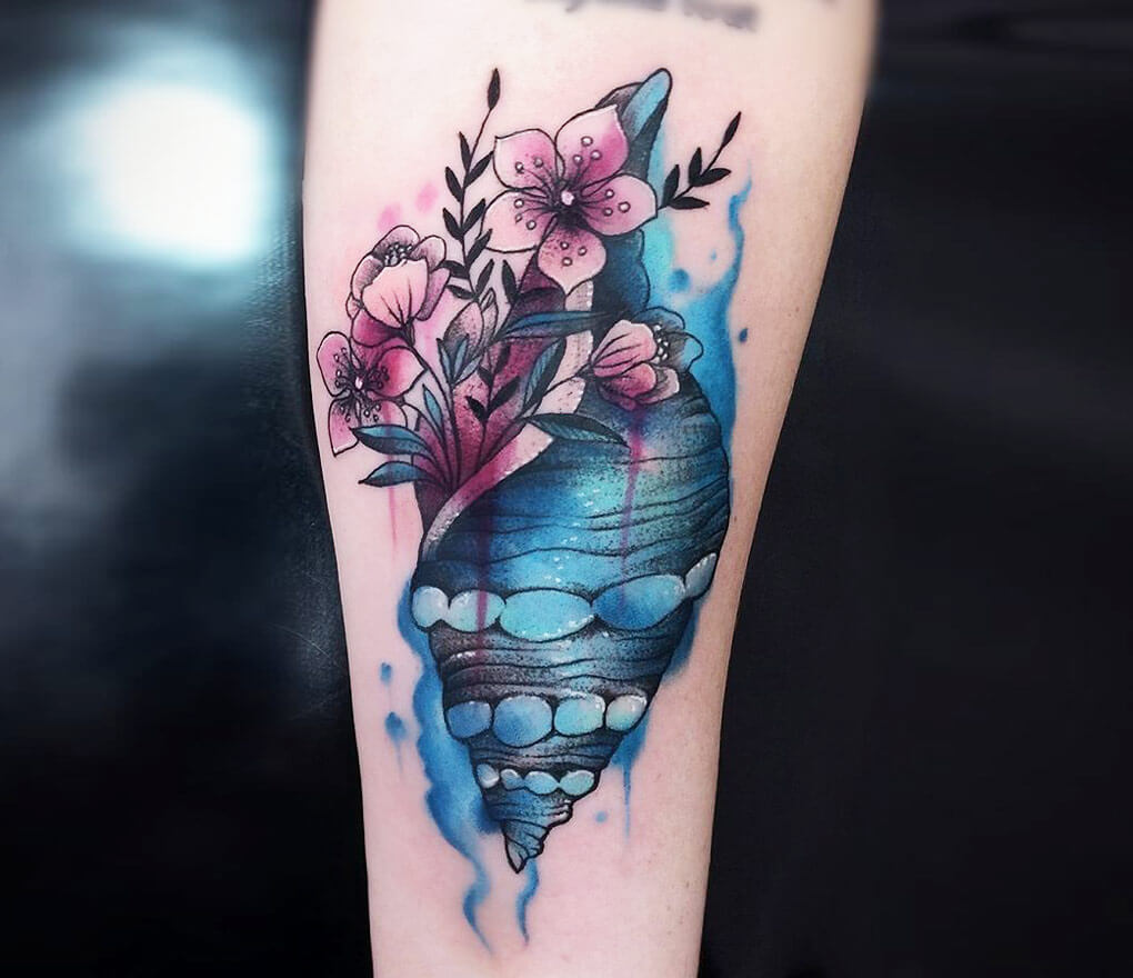 Conch Shell Tattoo