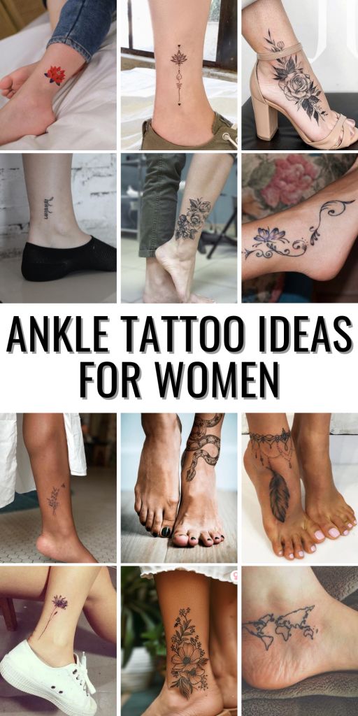 Creative And Beautiful Ankle Tattoo Ideas For Women Small Unique And