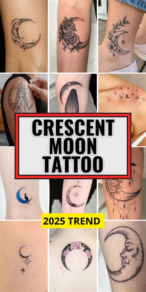 Crescent Moon Tattoo Ideas 2025 Featuring Two Crescent Moons With Face Crescent Moon Tattoo Ideas 2025 Featuring Two Crescent Moons With Face