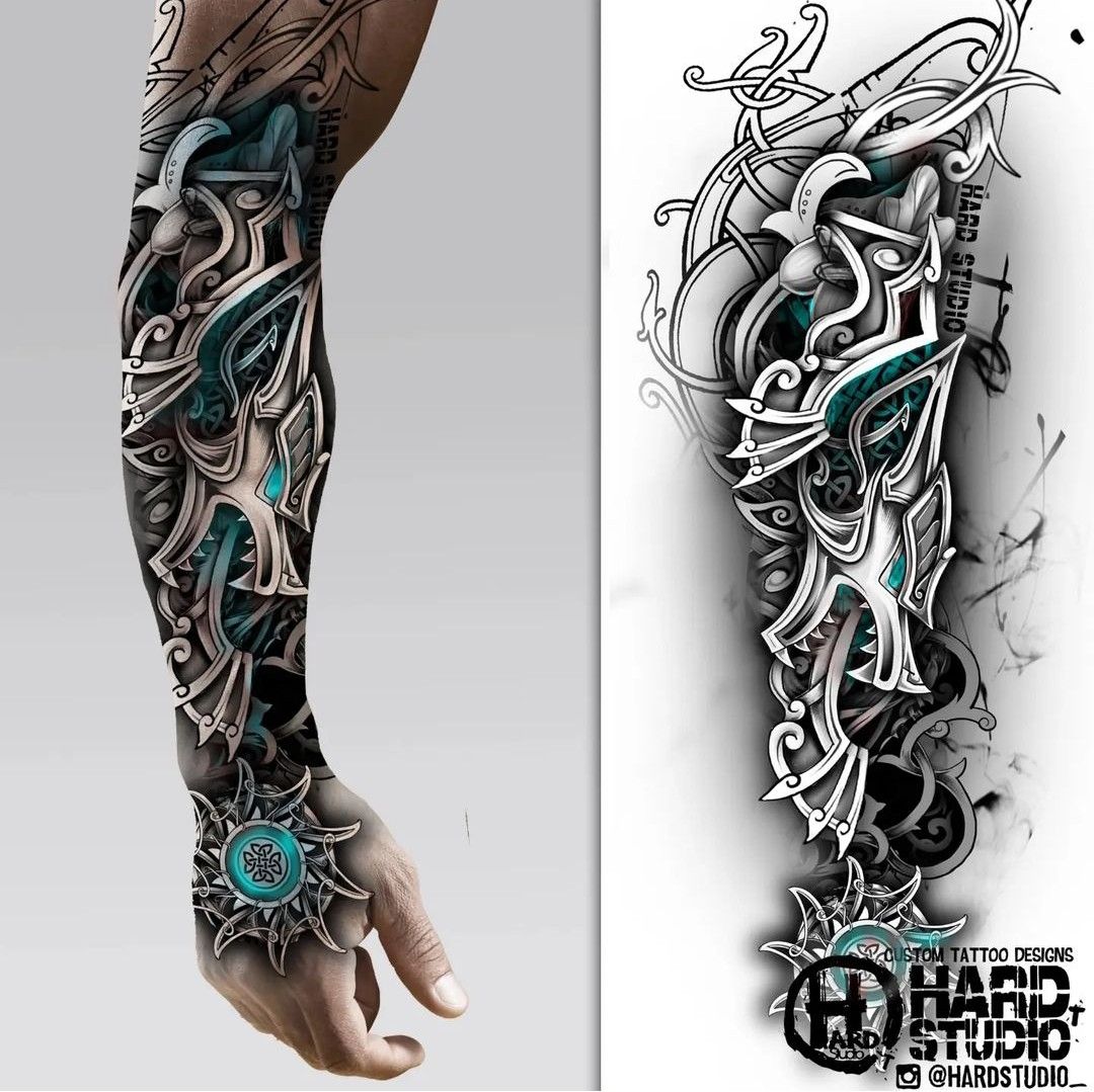 Custom Tattoo Designs Bird Eagle Wing Forearm Graphics