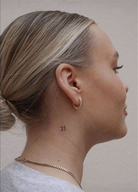 Cute Little Neck Tattoos
