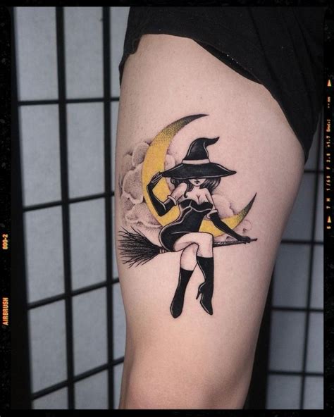Cute Witch Tattoo Ideas