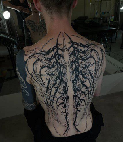 Cyber Sigilism Back Tattoo Bold Designs Amp Meanings Cgs Connect