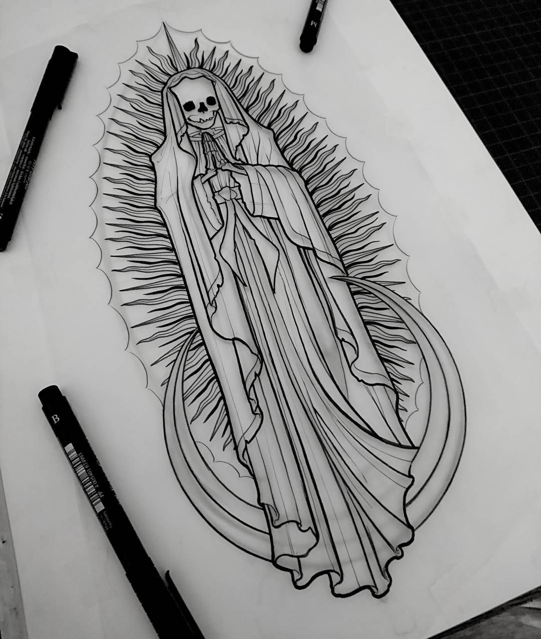 Dan Tattoo La Santa Muerte Tattoo