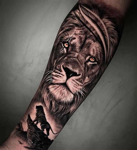 Dark Lion Tattoos