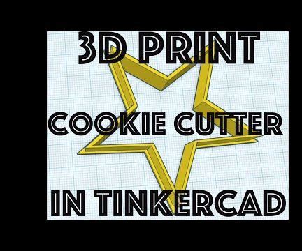 Designing 3D Print Cookie Cutter In Tinkercad 16 Steps With Pictures Instructables