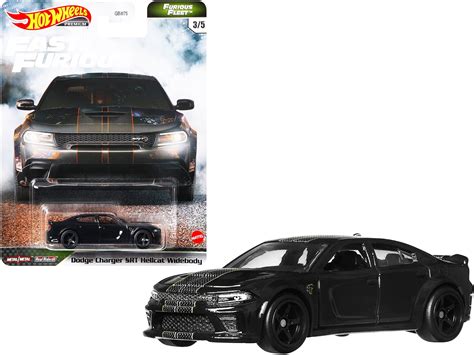 Dodge Charger Srt Hellcat Widebody Dark Gray With Stripes Fast Furious Series Diecast Model Car By Hot Wheels Dodge Charger Srt Hellcat Widebody Dark Gray With Stripes Fast Furious Series Diecast Model Car By Hot Wheels