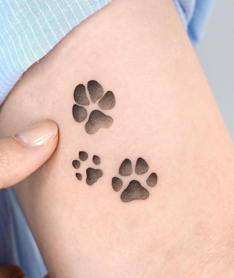 Dog Paw Tattoo