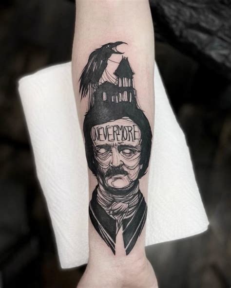 Edgar Allan Poe Tattoo