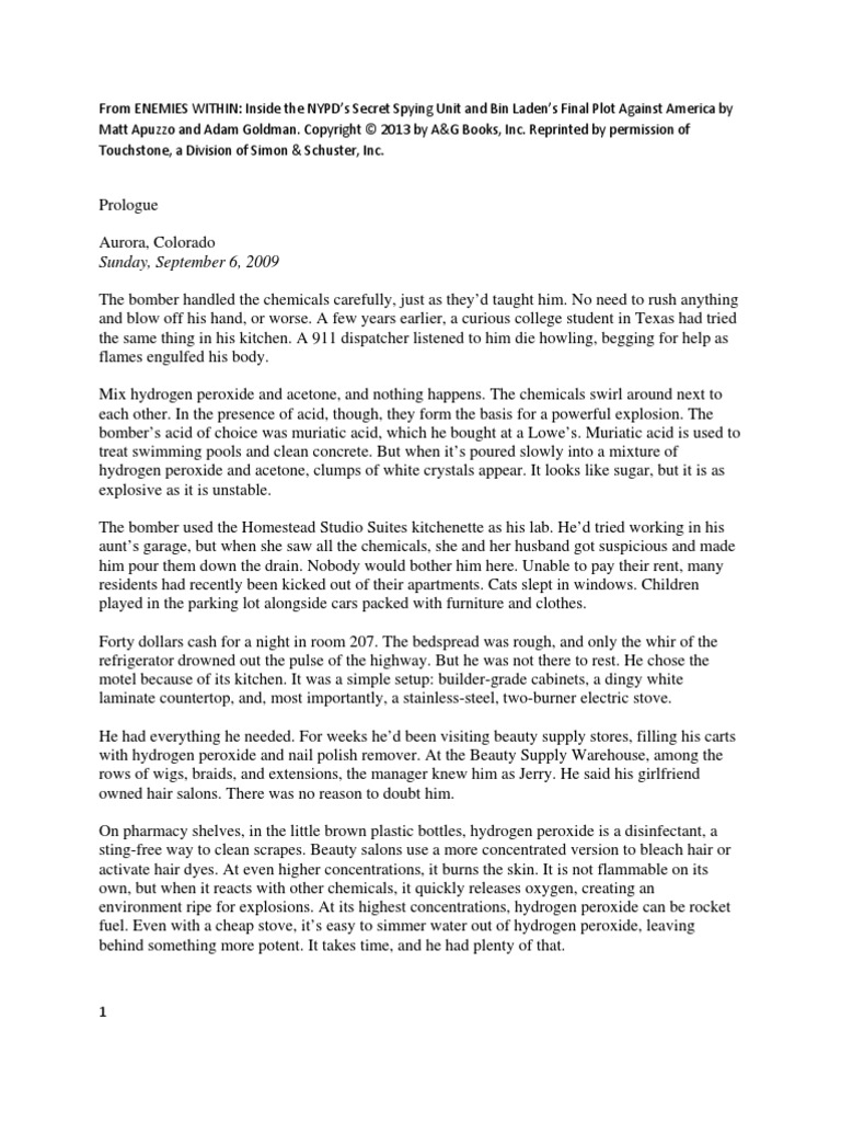 Enemies Within Inside The Nypd S Secret Spying Unit And Bin Laden S Final Plot Against America Apuzzo Matt Goldman Adam 9781476727936 Amazon Com Books Enemies Within Inside The Nypd S Secret Spying Unit And Bin Laden S Final Plot Against America Apuzzo Matt Goldman Adam 9781476727936 Amazon Com Books