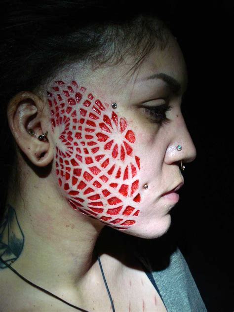 Face Scarification Designs