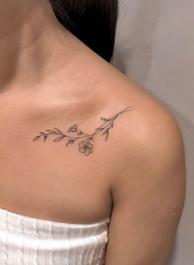 Female Collar Bone Tattoo Ideas 35 Stunning Collarbone Tattoo Ideas Female Collar Bone Tattoo Ideas 35 Stunning Collarbone Tattoo Ideas