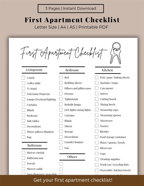 First Apartment Checklist Free Printable Download Urban Mamaz Shop First Apartment Checklist Free Printable Download Urban Mamaz Shop