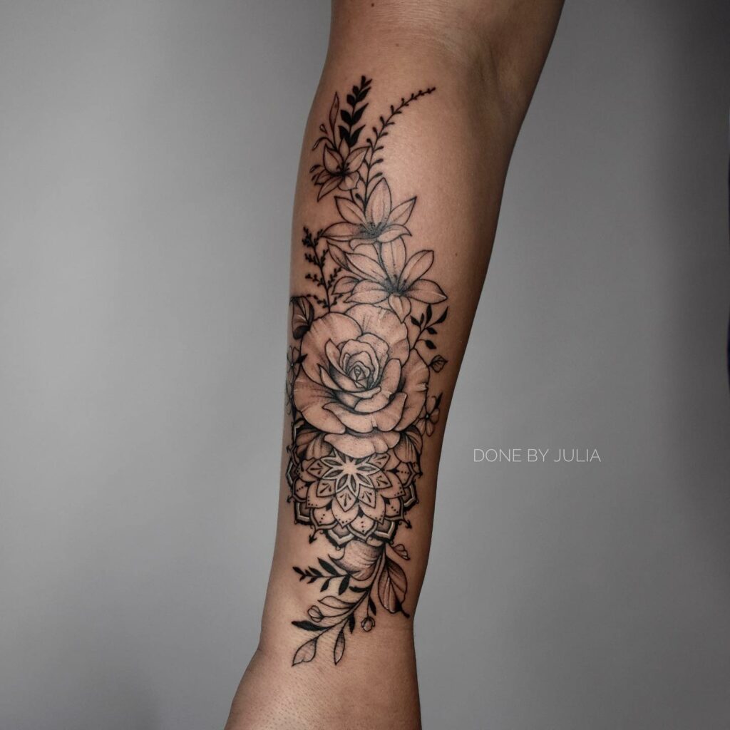 Flower Tattoos For The Thigh Forearm Tattoo Ideas Flower Tattoos For The Thigh Forearm Tattoo Ideas