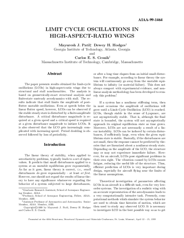 Flutter Control And Mitigation Of Limit Cycle Oscillations In Aircraft Wings Using Distributed Vibration Absorbers Nonlinear Dynamics Flutter Control And Mitigation Of Limit Cycle Oscillations In Aircraft Wings Using Distributed Vibration Absorbers Nonlinear Dynamics