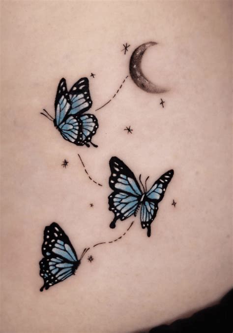 Flying Butterfly Tattoo Flying Butterfly Tattoo