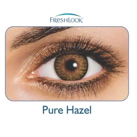 Freshlook Colorblends Pure Hazel Colored Contacts For Brown Eyes