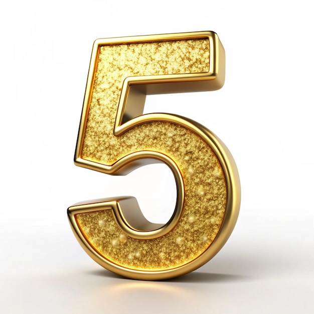 Gold Number 5 For Elegant And Shiny Visuals Premium Ai Generated Image Gold Number 5 For Elegant And Shiny Visuals Premium Ai Generated Image