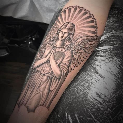 Guardian Angel Sleeve Tattoos For Women