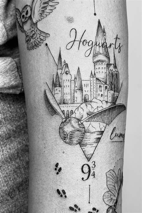 Harry Potter Tattoo Sleeve Designs Ideas And Meaning Tattoos For You