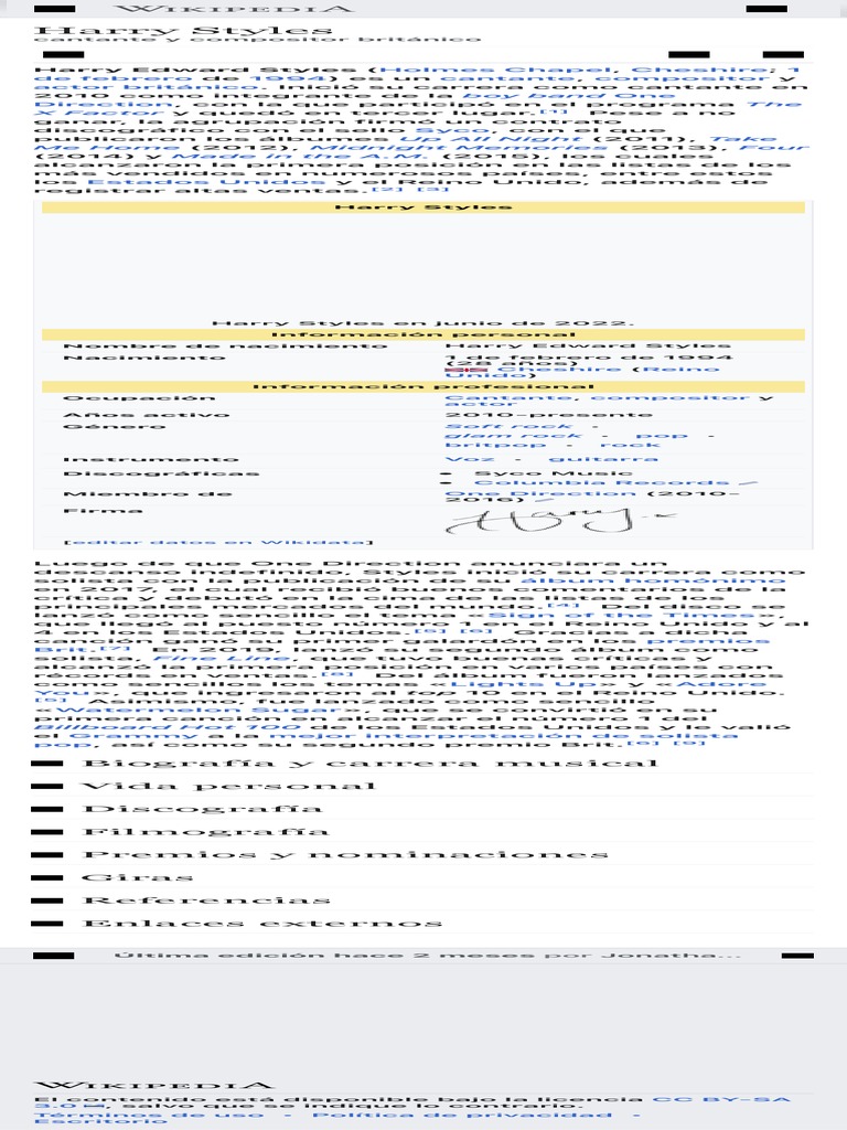 Harry Styles Wikipedia Harry Styles Wikipedia