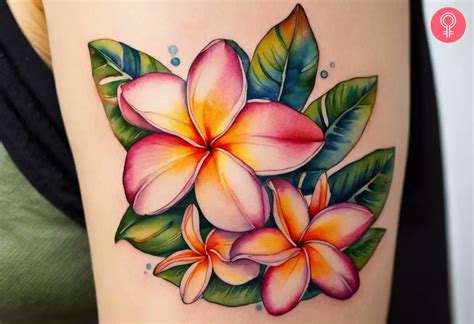 Hawaii Flower Tattoo Etsy