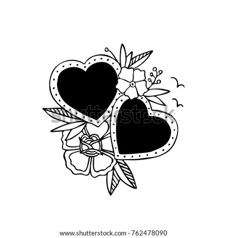 Hearts Flowers Traditional Tattoo Flash Stock Vector Royalty Free 762478090 Shutterstock Hearts Flowers Traditional Tattoo Flash Stock Vector Royalty Free 762478090 Shutterstock