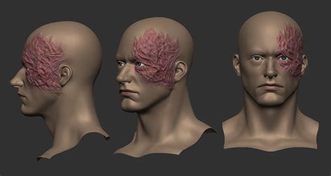 I Amp 39 M Making A Man With A Burn Scar On His Face But I Amp 39 M Not Really