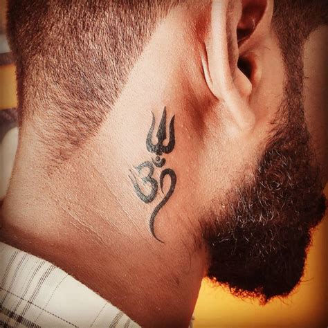 Indian Tattoo Designs For Men On Neck