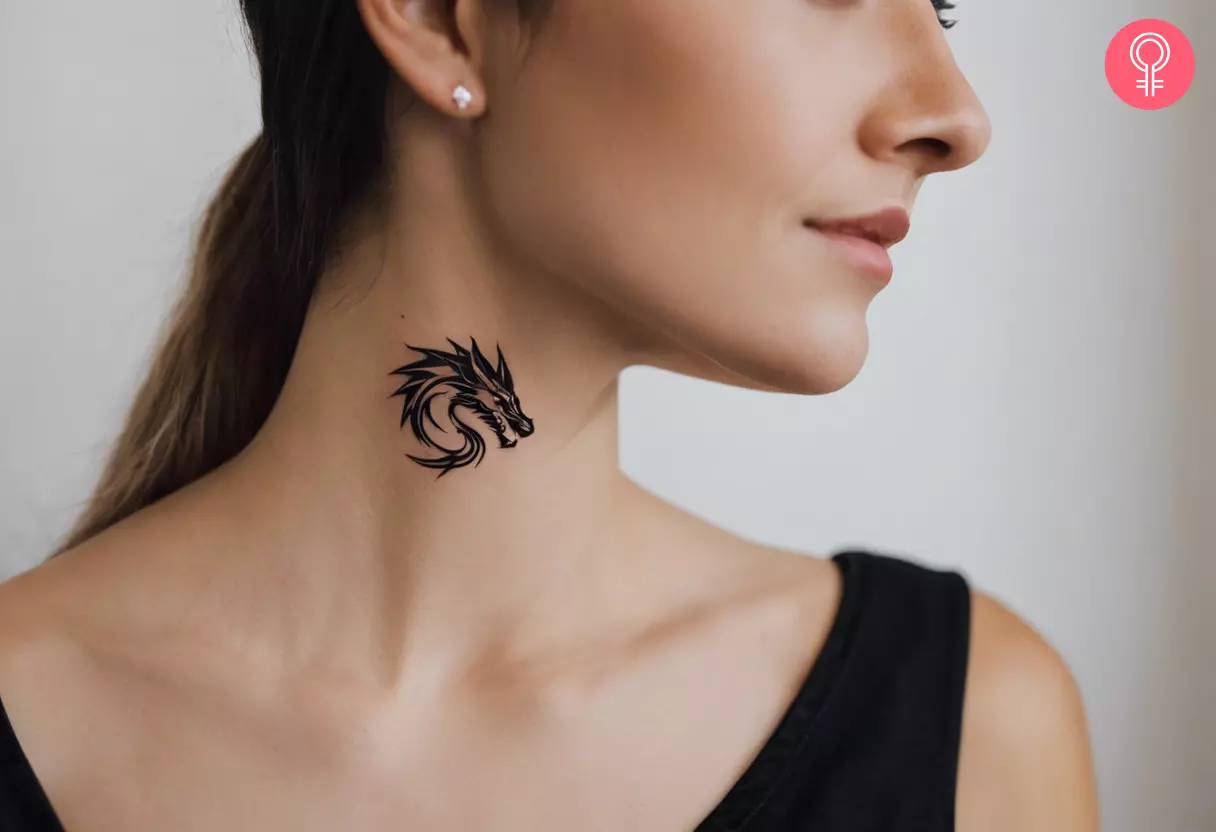 Inspiring Dragon Neck Tattoo Ideas Stunning Designs Amp Meanings