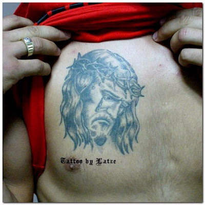 Jesus Christ Chest Tattoos Jesus Christ Chest Tattoos