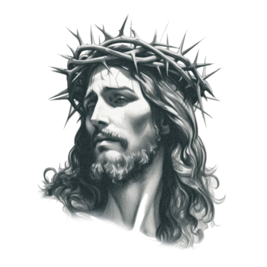Jesus Crown Of Thorns Tattoo