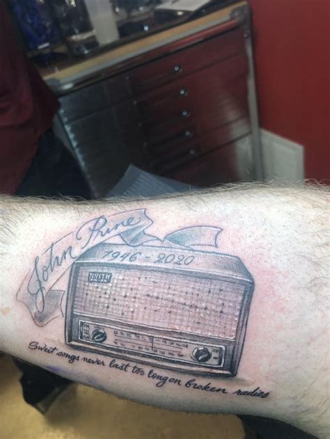 John Prine Memorial Tattoo By Brittney Butler At Legacy Ink In John Prine Memorial Tattoo By Brittney Butler At Legacy Ink In
