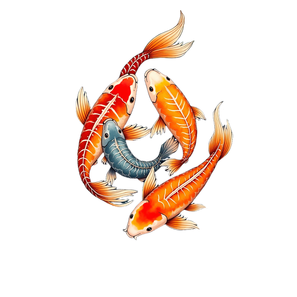 Koi Fish And Lotus Tattoo Designs