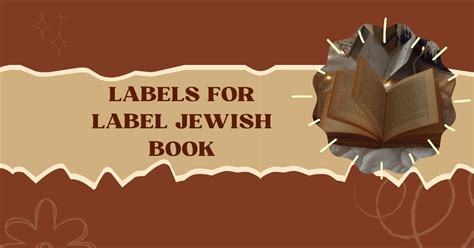 Why Labels For Label Jewish Book Matter For Organization