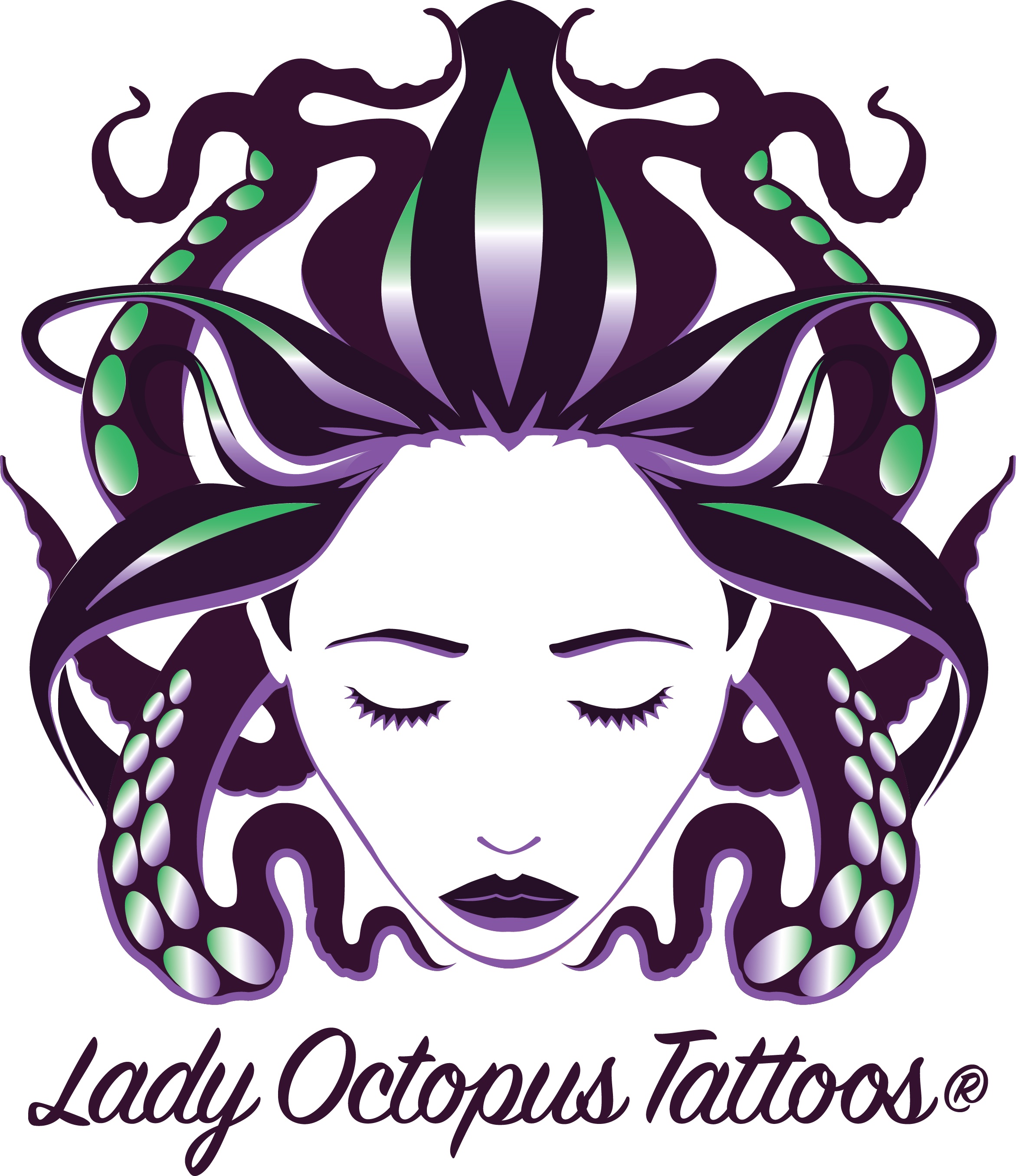 Lady Octopus Tattoo