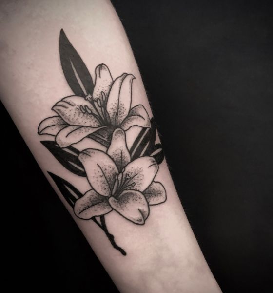 Lily Flower Tattoo