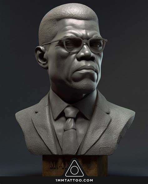 Malcolm X Roman Style Bust Tattoo Art Los Angeles Tattoo Artist 1Mm Malcolm X Roman Style Bust Tattoo Art Los Angeles Tattoo Artist 1Mm