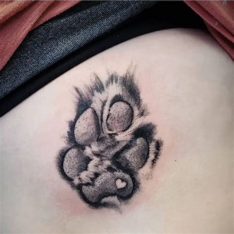 Manly Paw Print Tattoos Ordershock Dog Foot Tattoo Stickers For Male