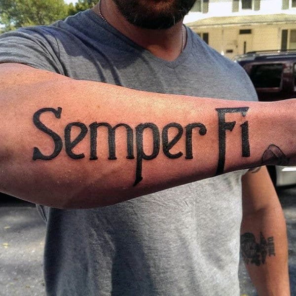Marine Corps Tattoos Semper Fi Marine Corps Tattoos Semper Fi